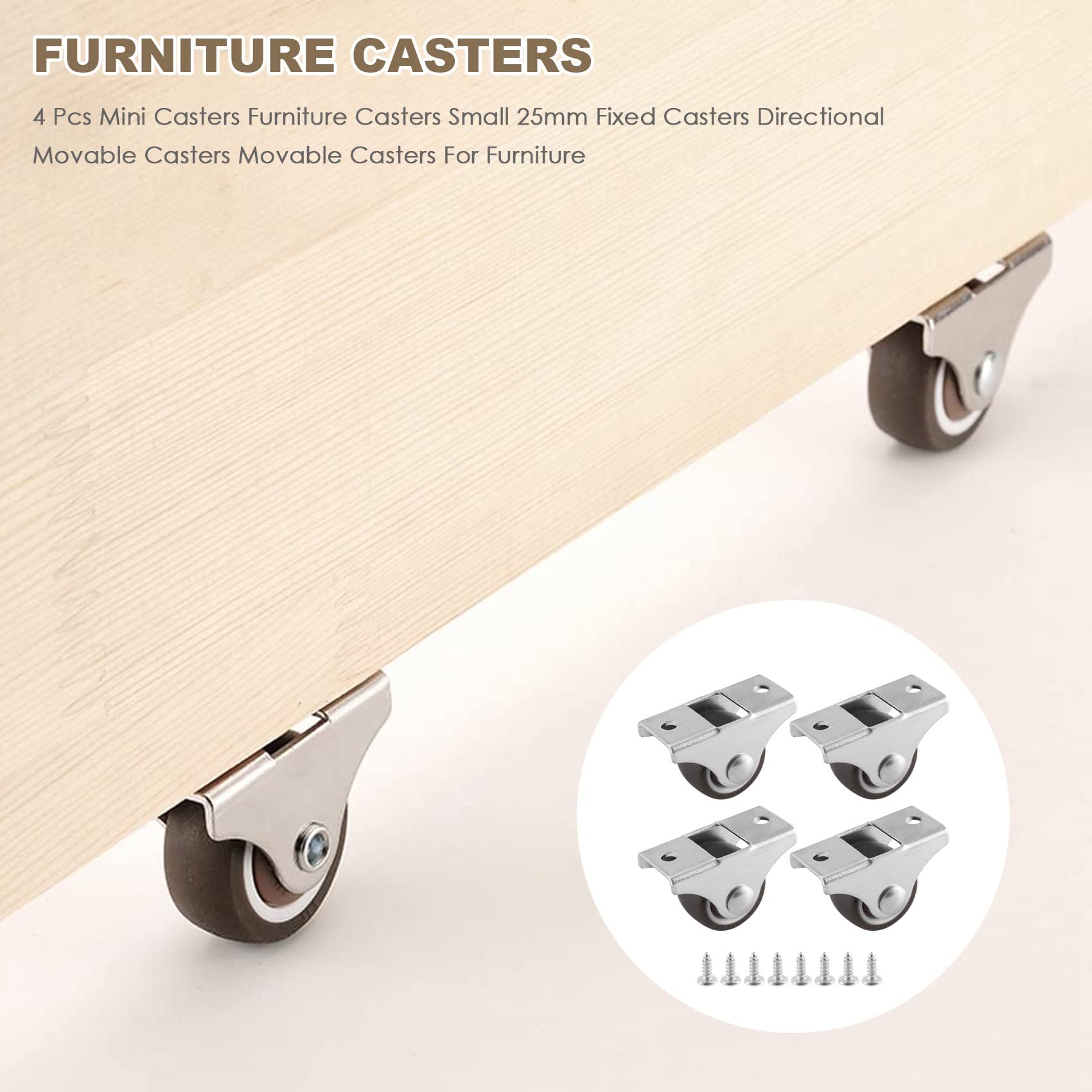 Ruedas Maleta KOTARBAU® Ruedas De Goma, 40 Mm, Rueda Con Placa De Montaje De Acero Ruedas Para Mover Muebles