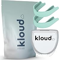 Vista 7 de Kloud Night Guard - Protector bucal para apretar los dientes y rechinar los dientes, paquete de 2 protectores bucales dentales moldeables