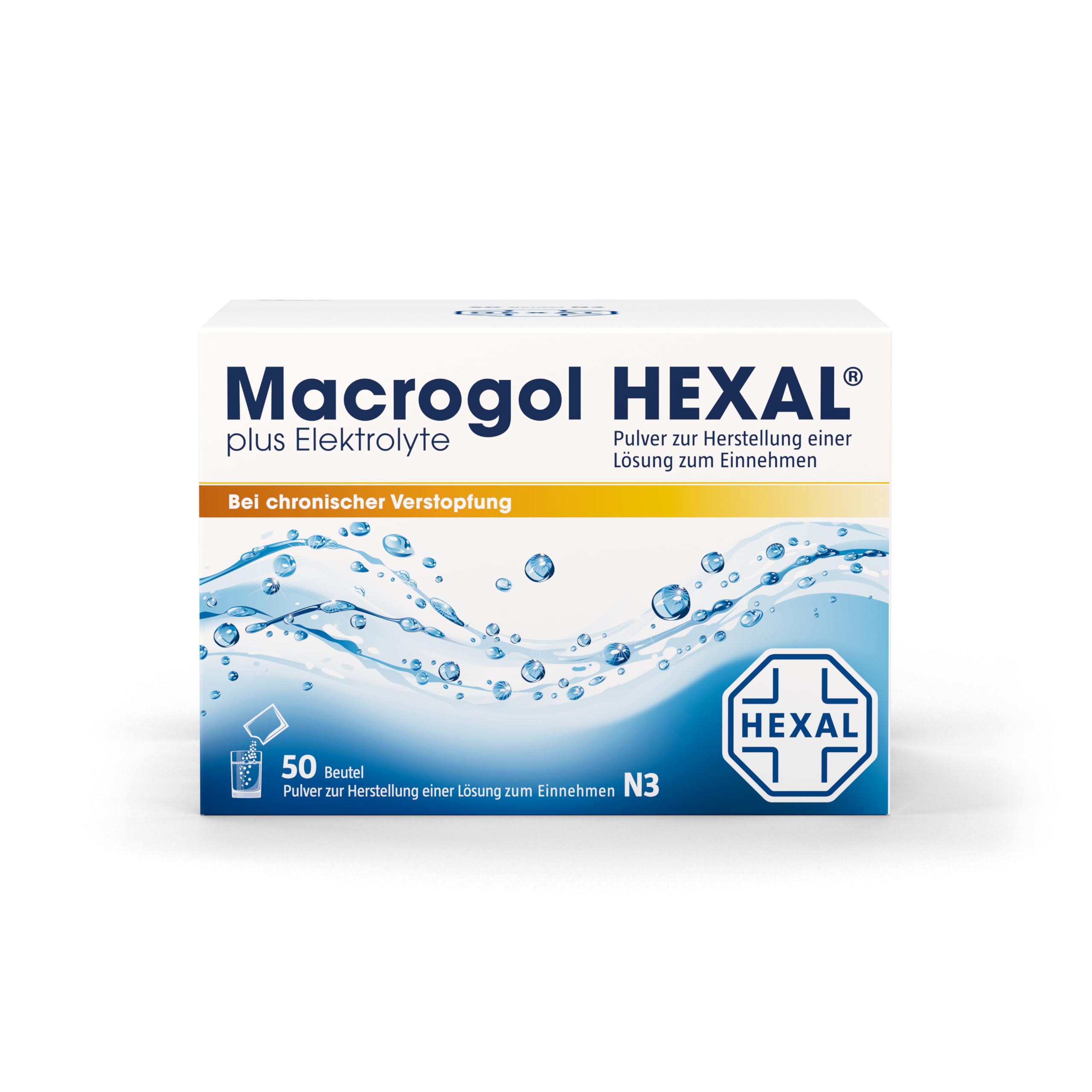 Macrogol HEXAL® plus Elektrolyte - 50 Beutel