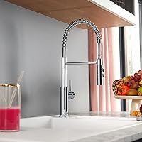 Vista 2 de Blanco 401918 CATRIS Semi-Pro - Grifo de cocina, PVD inoxidable, 1.5 GPM