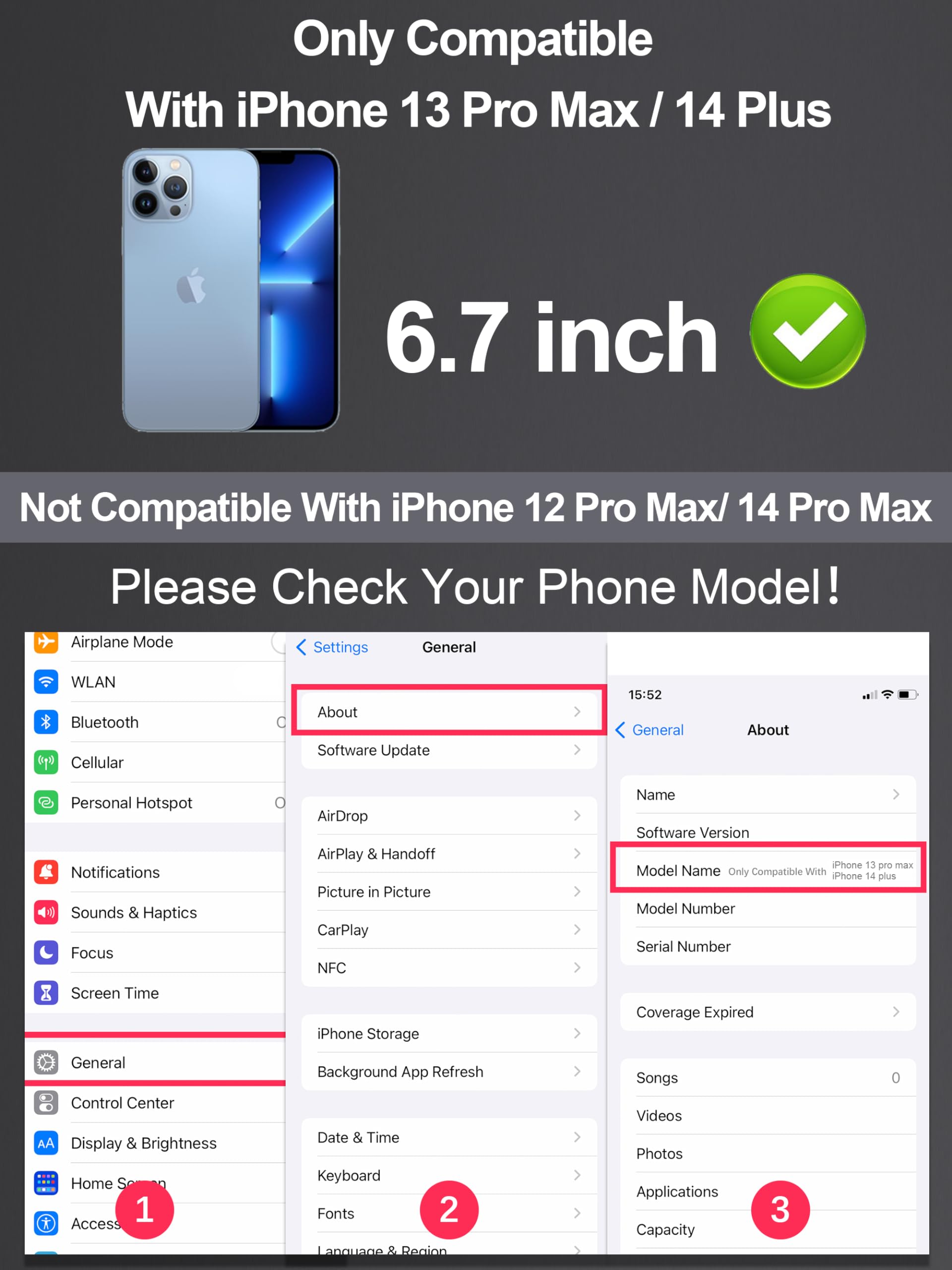 GIGIKISS 2-pak matowych ochraniaczy ekranu do iPhone'a 13 Pro Max/14 Plus [16,7 cala), ochrona ekranu przeciw odciskom palców i antyrefleksyjna osłona ekranu ze szkła hartowanego, łatwa instalacja