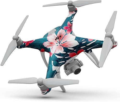 Miniatura 10 de DesignSkinz - Compatible con drone DJI Spark - Adhesivo protector de vinilo resistente a los arañazos - Bosque tropical v1