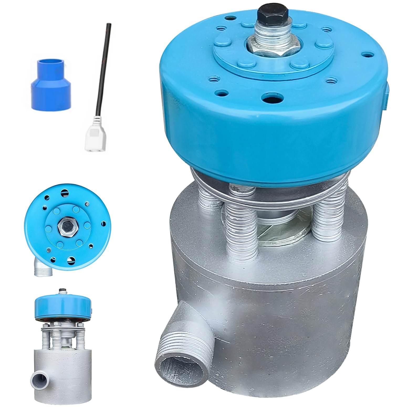 500W Generatori Idroelettrici Domestici 110V / 220V Generatore di Turbina Ad Acqua con Attacco di Ingresso, Generatore di Corrente Idroelettrica per Esterno, Illuminazione, Campeggio,500w