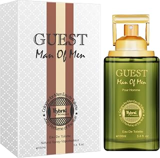 Hybrid & Company Guest Man Of Men Masculine Fragrance Potent Scent Mens Perfume,3.4 Fl Oz