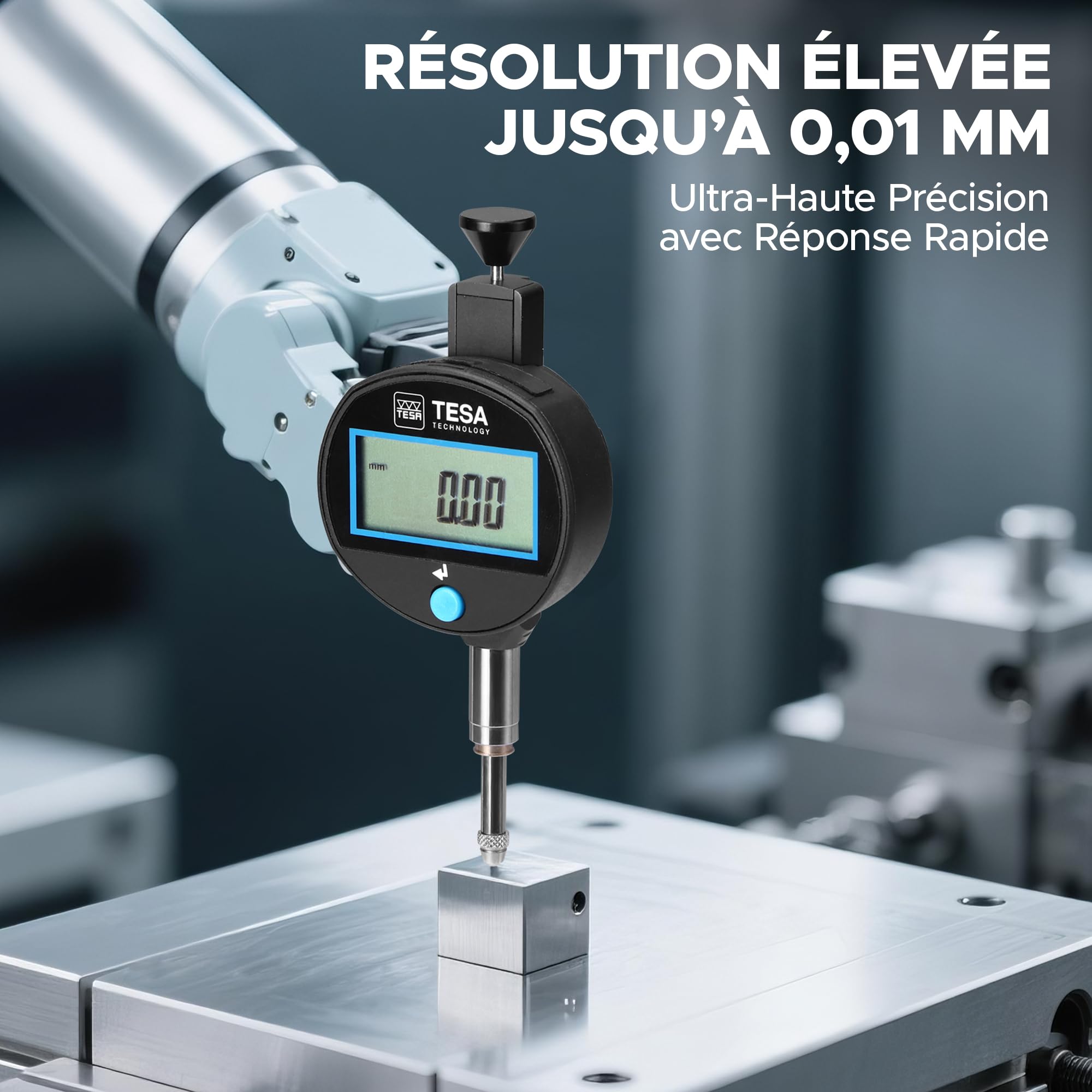 TESA DIALTRONIC COMPACT Comparateur Numérique de Précision 0–12,5 mm