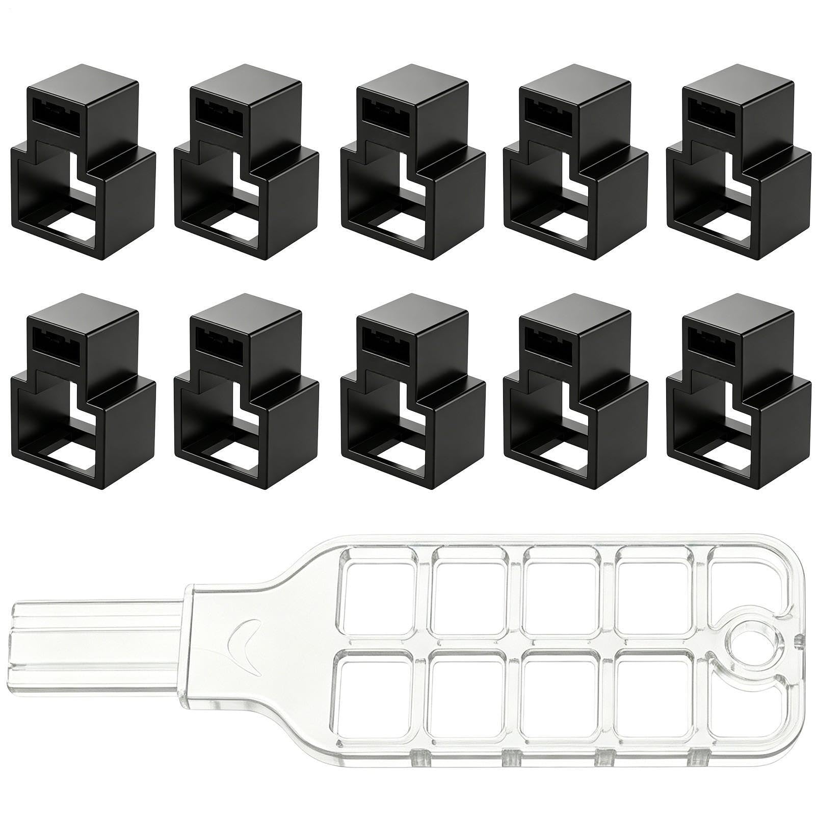 Bloqueo de cable Ethernet contra tirones accidentales con cubierta protectora RJ45 8