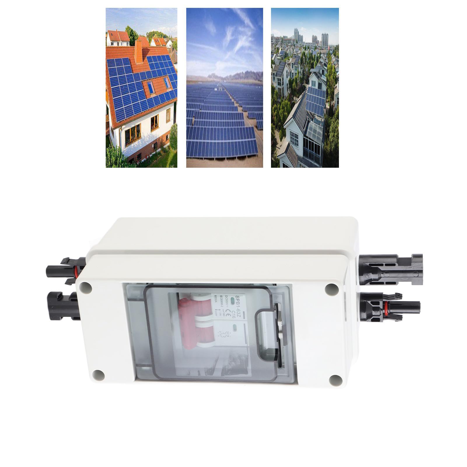 Disconnettore Fotovoltaico Disconnessione Solulio Switchcircuit Breaker IP65 Box Impermeabile DC500V - Sistemi di Energia Disconnettori Fotovoltaico (16A)