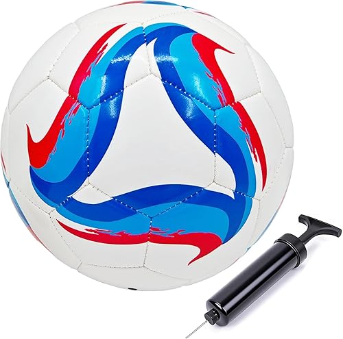 Balón de fútbol Colorido Patrón Tamaño 3 4 5 Cuero Macine Tejido Anti-Explosión