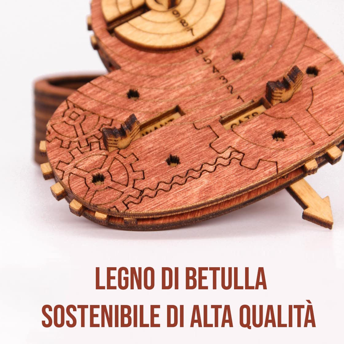 iDventure Tin Woodman's Heart - scatola di gioielli - matrimonio, anniversario, San Valentino - salvadanaio - scatola misteriosa - puzzle 3D in legno - regali originali - puzzle per adulti - cofanetti