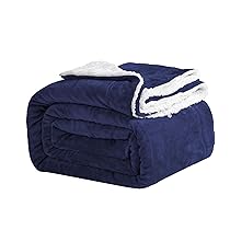 Good Nite Coperta Plaid 230×270 cm da letto in Flanella Sherpa Blanket,leggera,tinta unita,per divano