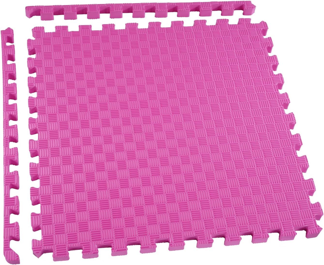BalanceFrom Puzzle Exercise Mat with EVA Foam Interlocking Tiles for MMA, Exercise, Gymnastics and Home Gym Protective Flooring, Multiple Sizes and Colors - imagen 6