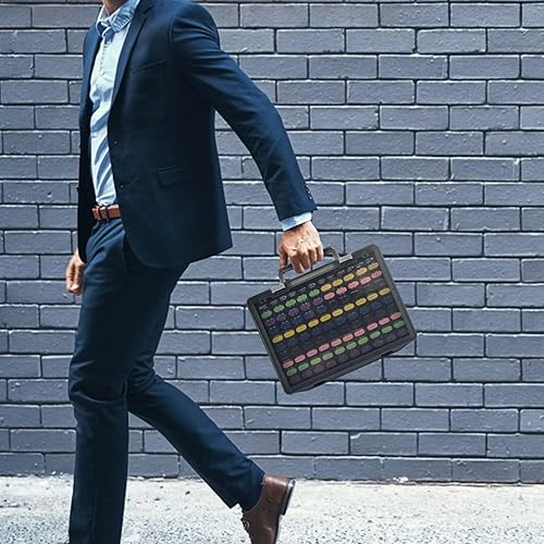 Miniatura 7 de FULLCASE Estuche para unidad flash USB, memoria USB, organizador de almacenamiento de tarjetas SD, capacidad para 104 unidades, soporte de