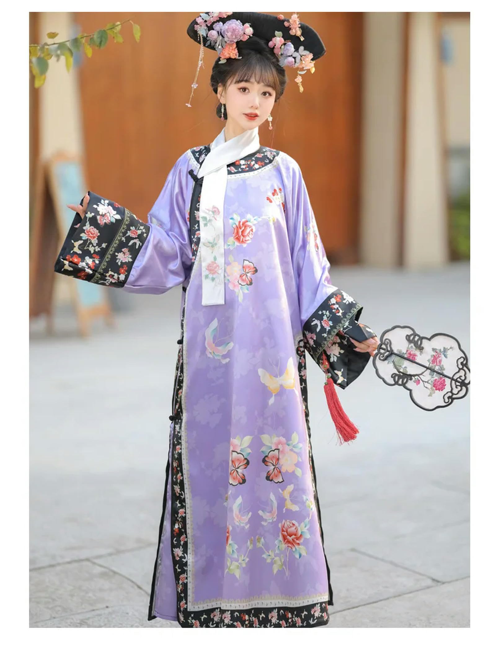 中国宮廷風衣装 Amazon.co.jp: 4色プリント 清朝後期 葛飾 服装 新中国宮廷服