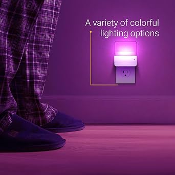 Koda Color Changing LED Night Light (4-Pack) - Plug Into Wall, Dimmable, Energy-Efficient LED Night Lights with Dusk-to-Dawn Sensor for Bathroom, Hallway, Bedroom, Kids Room