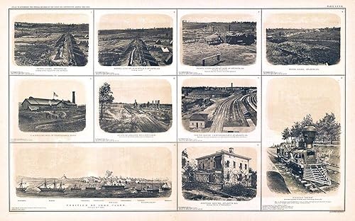 Posterazzi PDXCWUS0068SMALL Rebel Lines Georgia Tennessee 1894 Bien - Póster impreso, multicolor