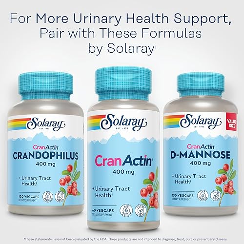 Miniatura 6 de Solaray Cranactin Cranberry AF Extract Capsules, 400 mg, 60 unidades