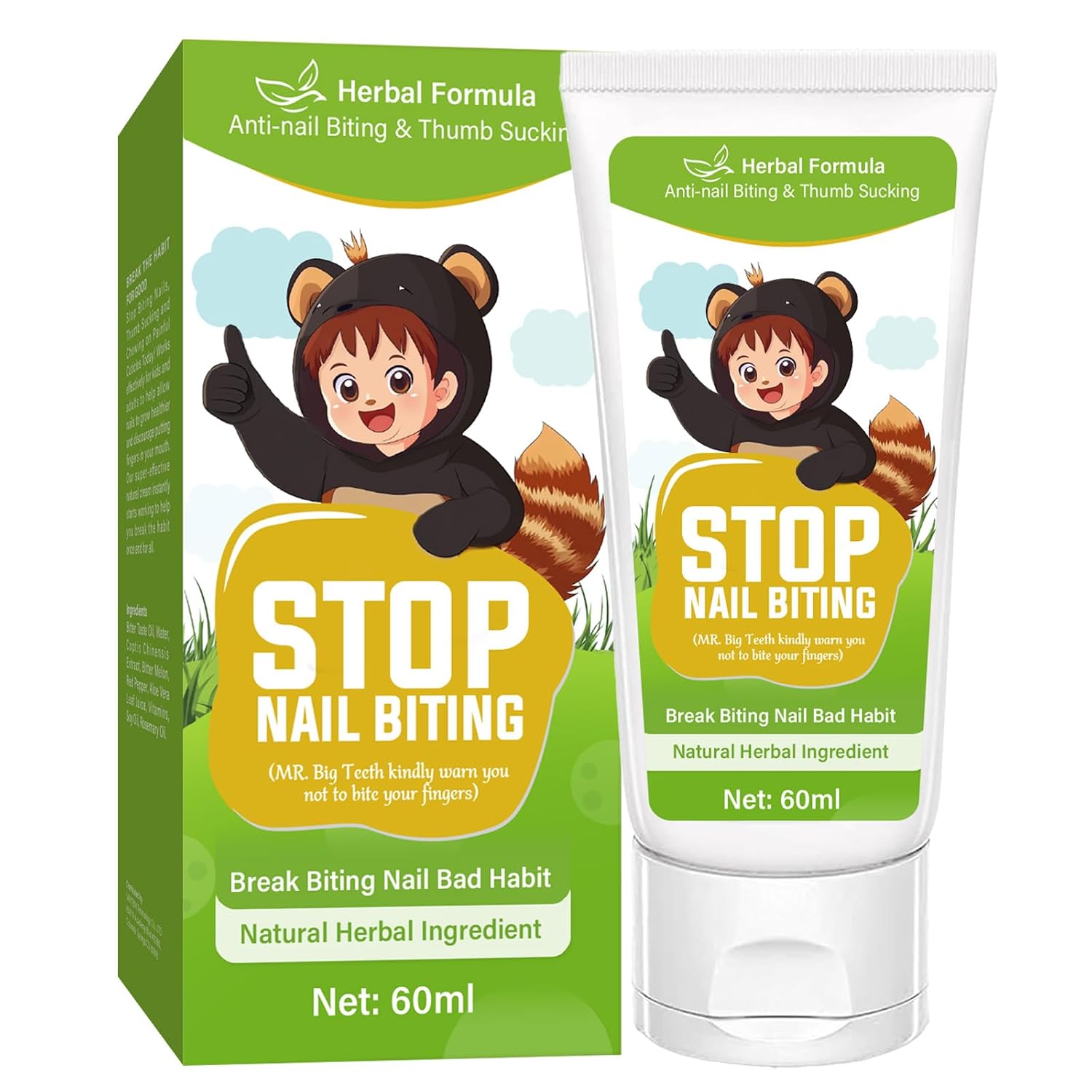 Nail Biting Prevention for Kids, Effective Thumb Sucking Deterrent for Toddlers, Bitter Nail Biting Prevention for Kids to Stop Habit, Long-Lasting Formula