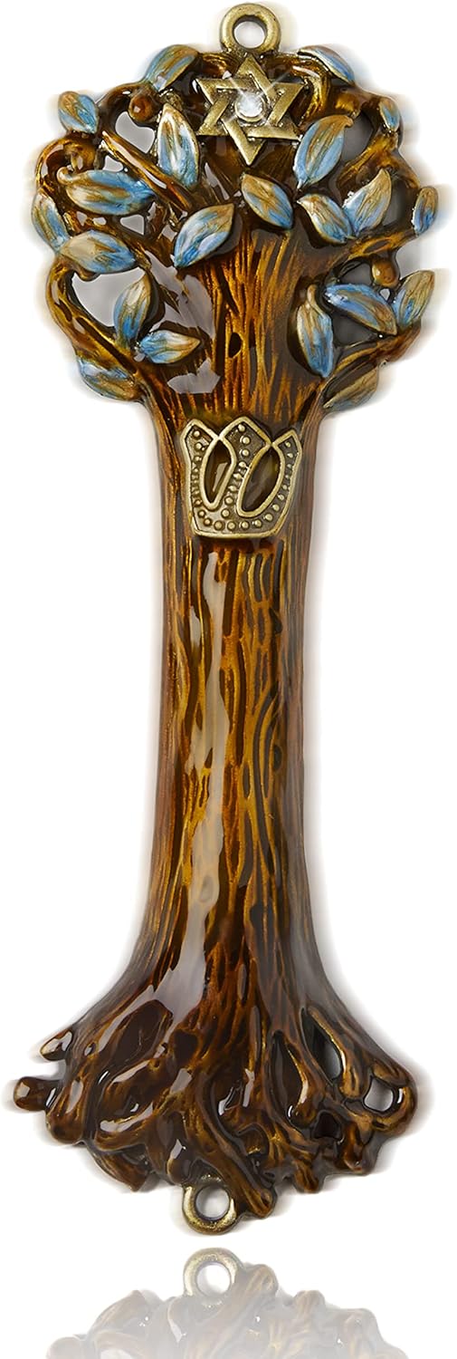 MEZUZAH Tree of Life Case Mezuzah Cover for Scroll