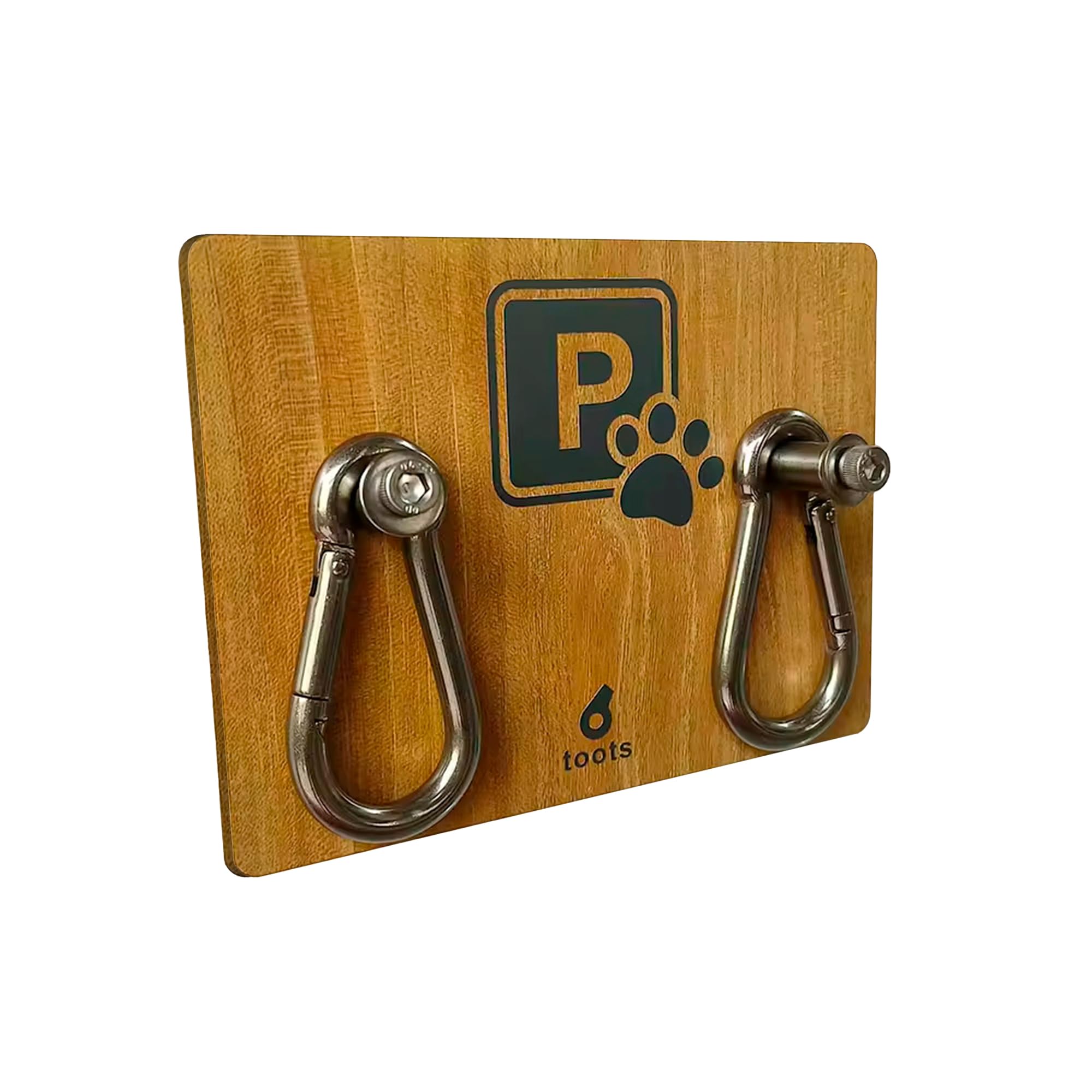 toots, Stainless Steel Dog Park Wall (15 x 20) with Pet Parking Sign for Store Entrance Wooden Decoration