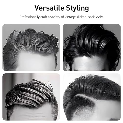 Miniatura 3 de Paquete de 4 peines de plástico con dientes anchos para peinar, desenredar, añadir volumen, adecuados para cabello largo, rizado, grueso, pelucas y