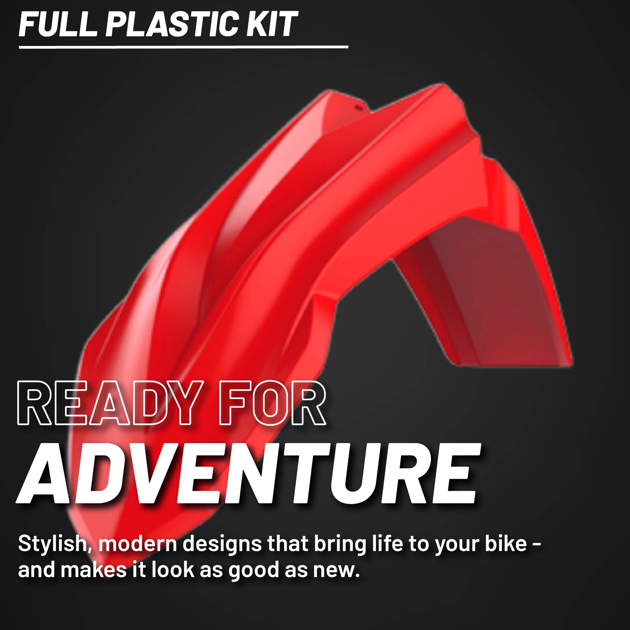 POLISPORT 91059 - Kit de Réplicas Plásticas Enduro de Polisport para los que buscan la calidad OEM para motocicletas BETA en color rojo/blanco