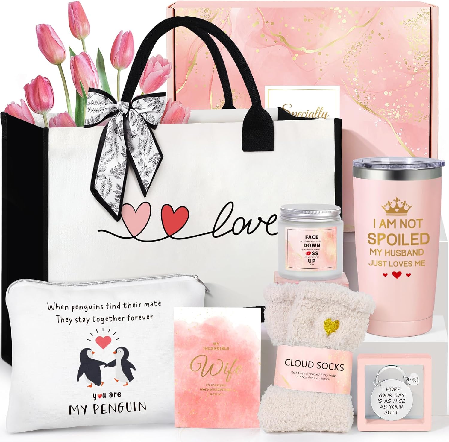 Suhctuptx Gifts for Wife Christmas Gift Birthday Ideas, Wedding Anniversary Valentines Day Gift for Women i Love You Her