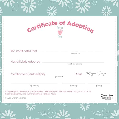 Miniatura 9 de Paradise Galleries Muñeca de bebé recién nacida realista Muñeca realista de 18 pulgadas con pelo arraigado Forever Yours Treasure 8 piezas regalo