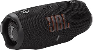 JBL Charge 6 Portable Bluetooth Speaker - Waterproof IP68 Drop-Proof, AI Sound Boost, 28Hr Playtime, Powerbank Black