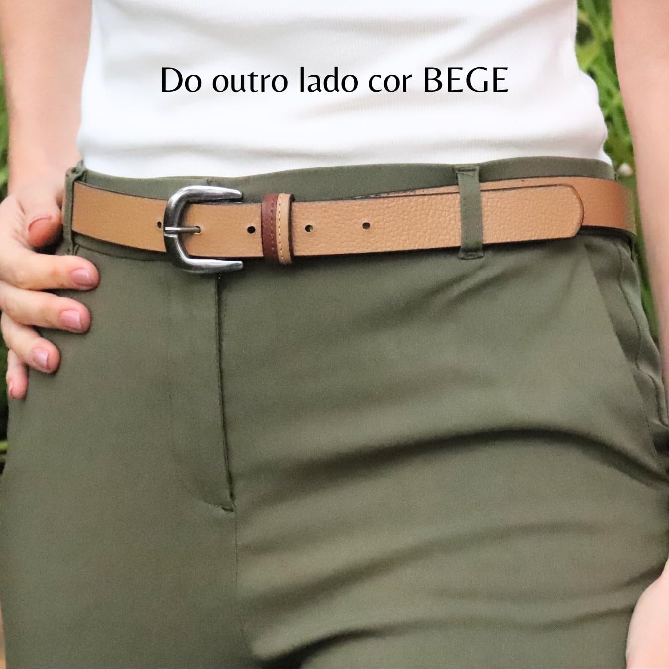 Cinto Feminino Dupla Face Couro Legítimo Cinto Feminino Dupla Face Couro Legítimo