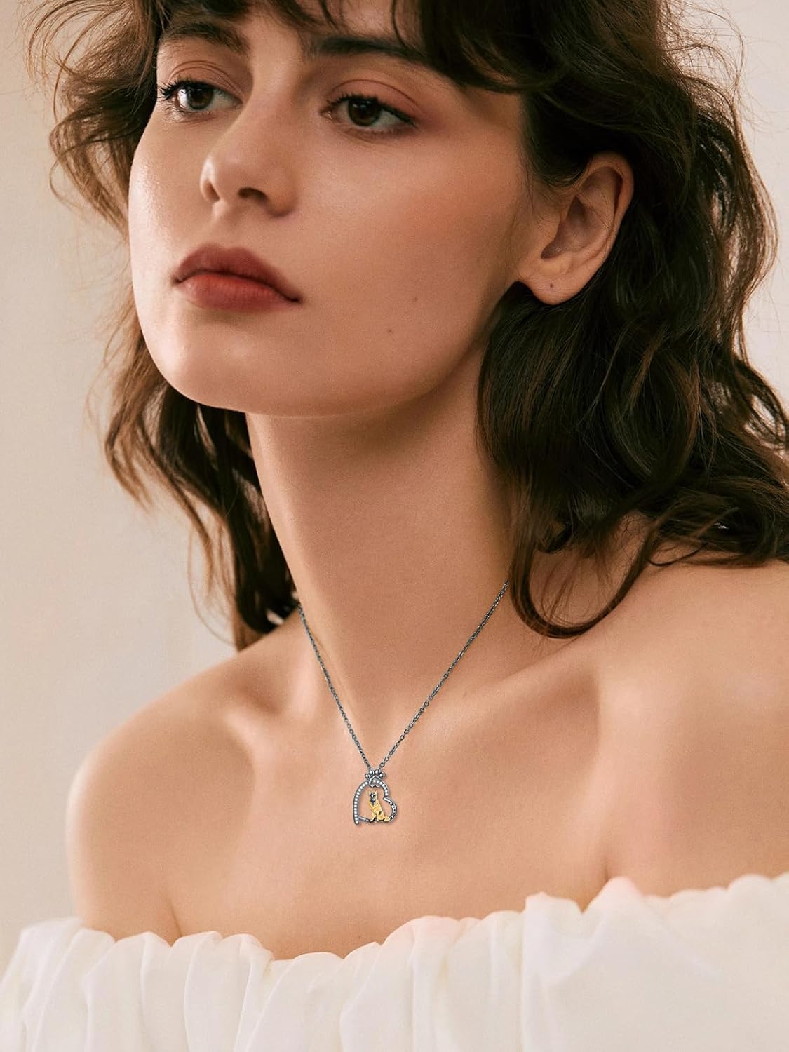 Midari Dog Necklaces Sterling Silver Cute Puppy Yorkie/Labrador/French Bulldog/Corgi/Shih Tzu Necklace for Women with Dog Jewelry Birthday Gifts for Women Friends Mom - Image 3