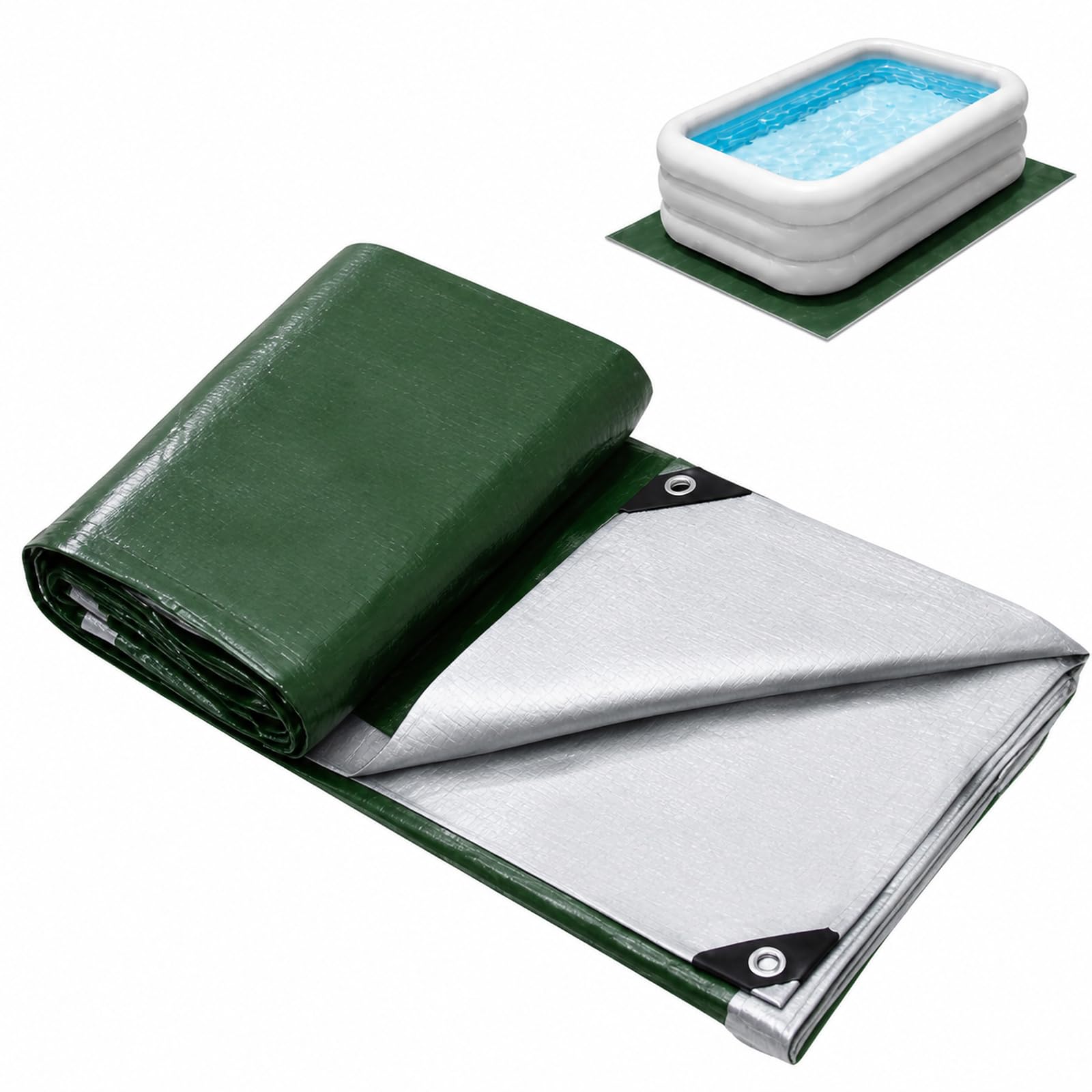 Pool Groundsheet Tapis De Sol Protecteur,Tapis De Sol Piscine ExtéRieur