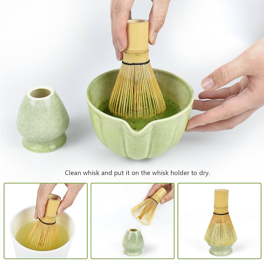 1セットg抹茶■3セット6色12本セット　 大理石柄？☆ Amazon.com: Artcome Japanese Matcha Set, Matcha Bowl with
