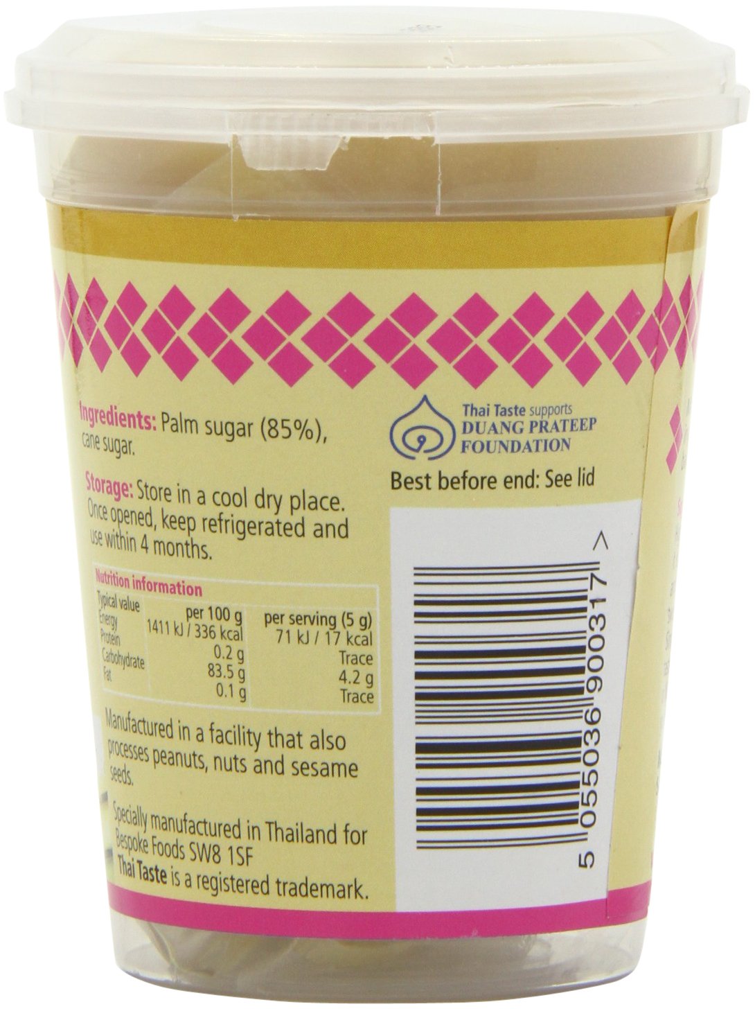 Thai Taste Palm Sugar 200 g (Pack of 3)