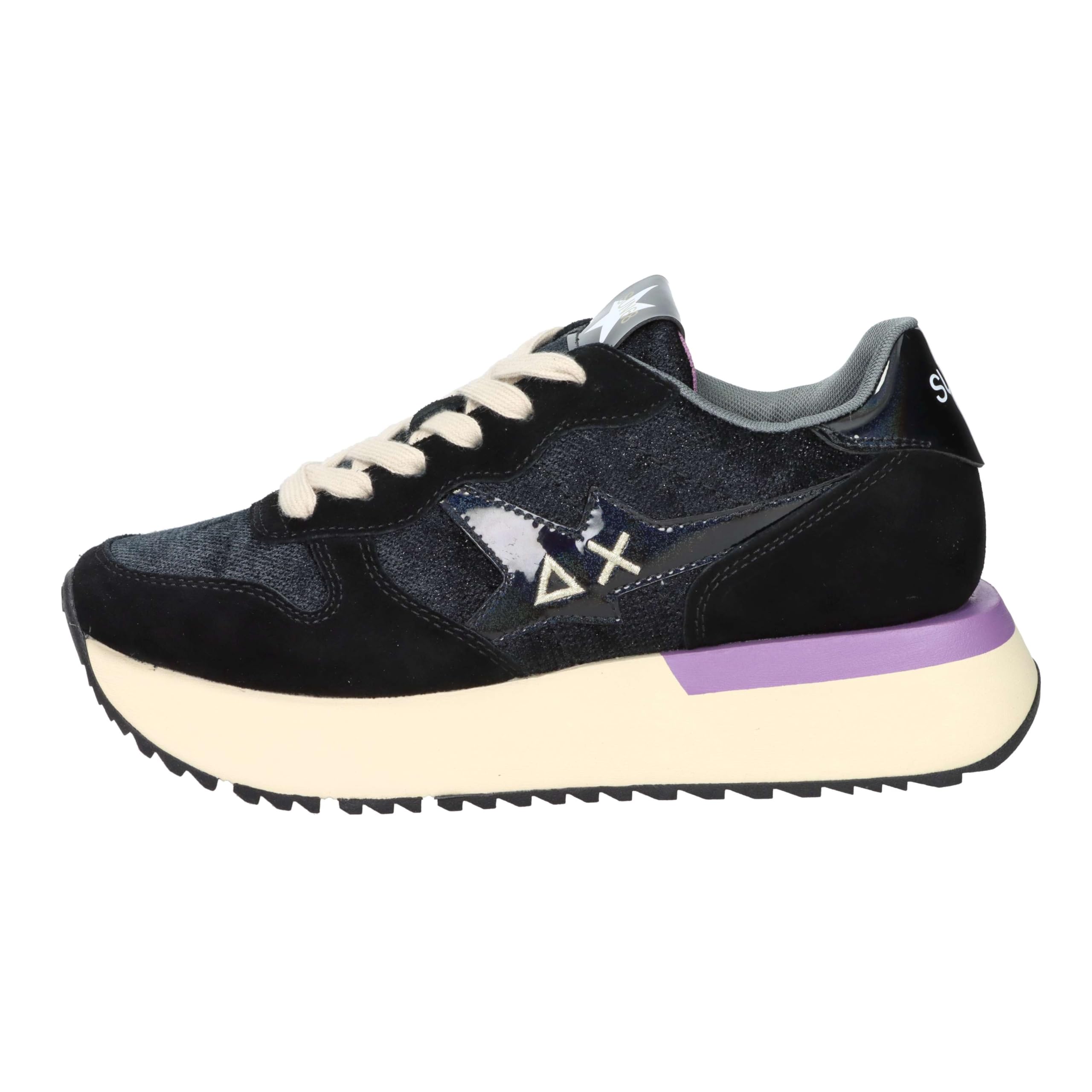 SUN68 Donna Sneakers Basse Z45223 Poliestere Nero 37