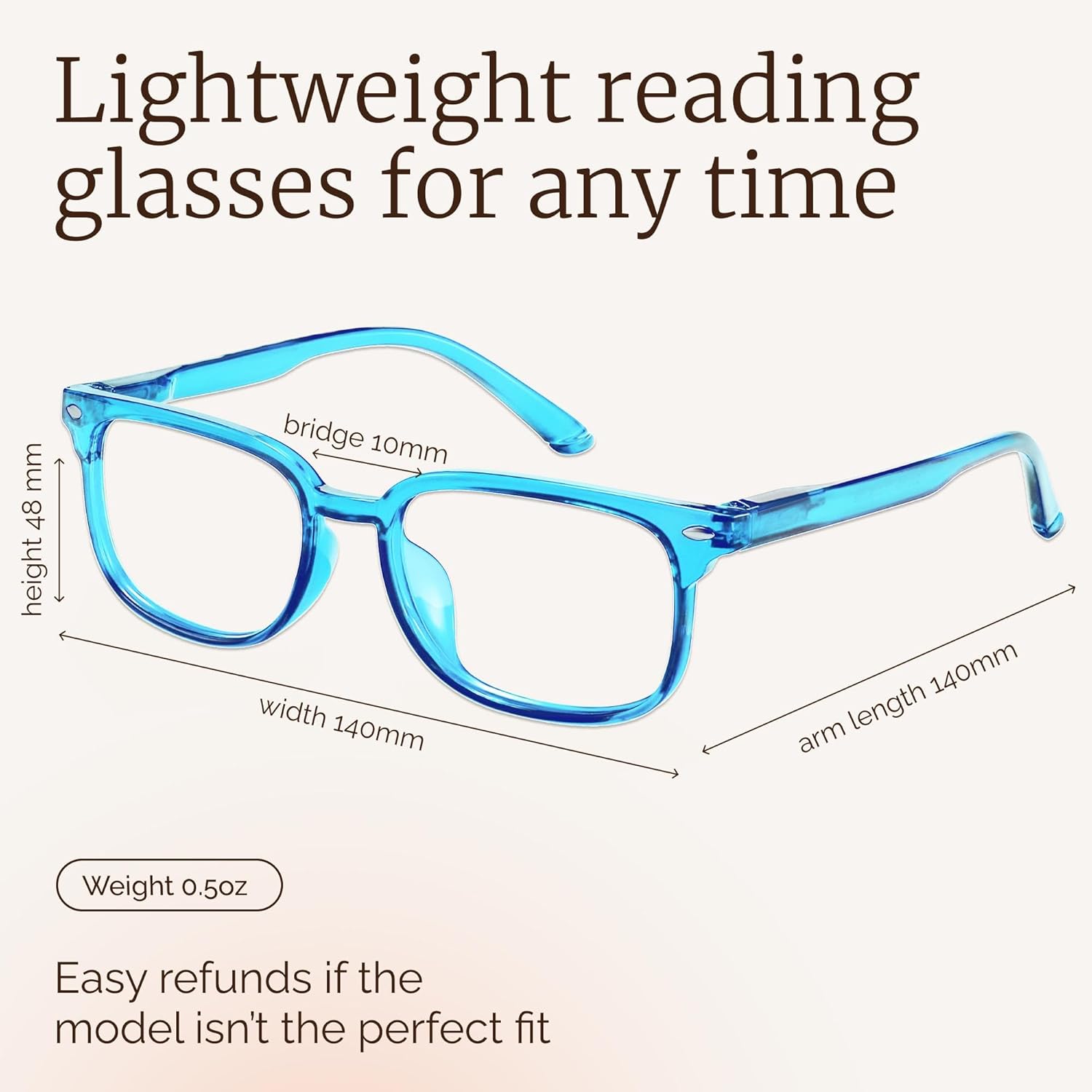 NOVIVON Reading Glasses for Women, Blue Light Blocking Readers, Computer eye glasses, Cheaters - Image 8