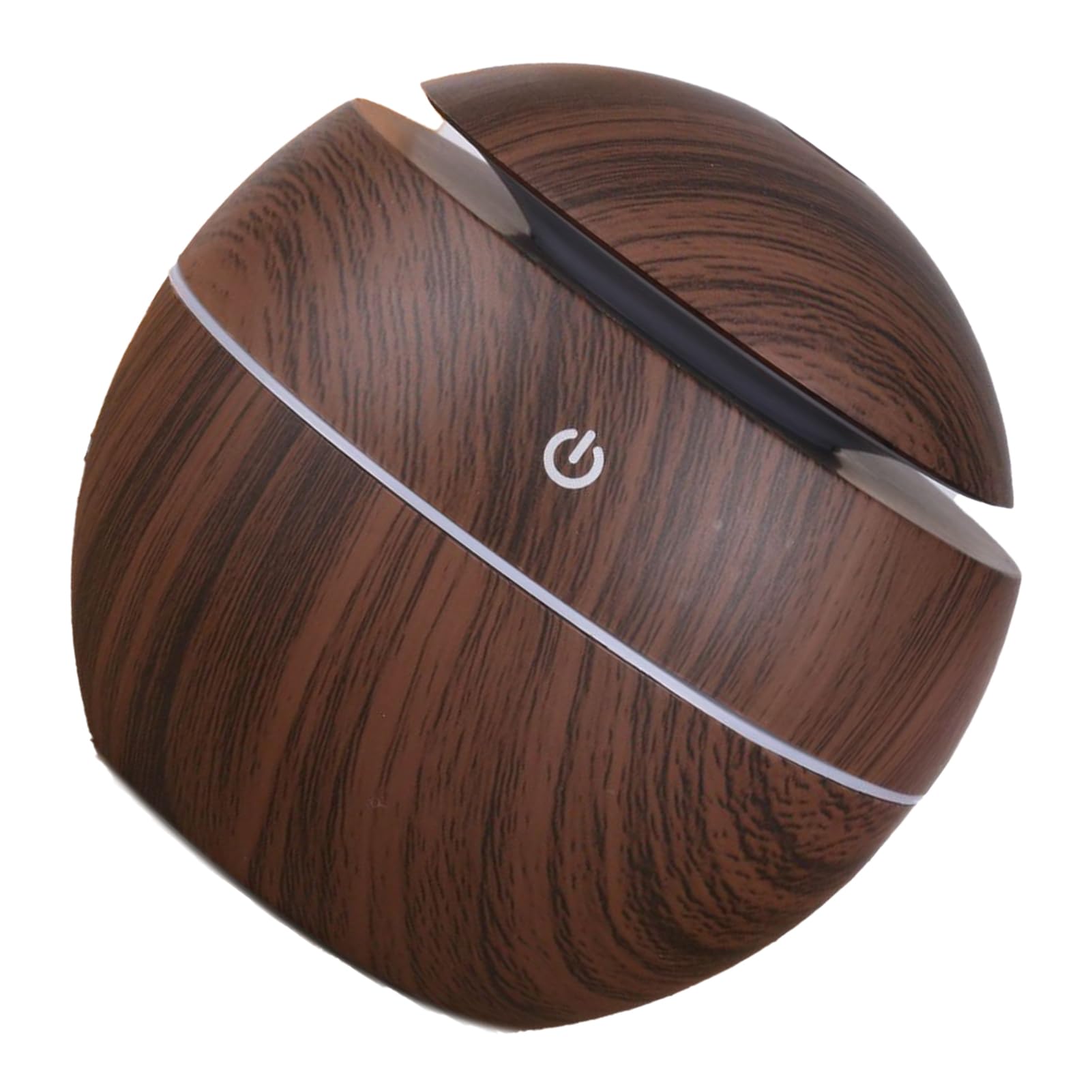 SIXRUN Humidificador USB de Grano de Madera, Compacto, Portátil, 5V, 2W, para Dormitorios, Salas de Estar, Oficina, Coche, Regalos Prácticos