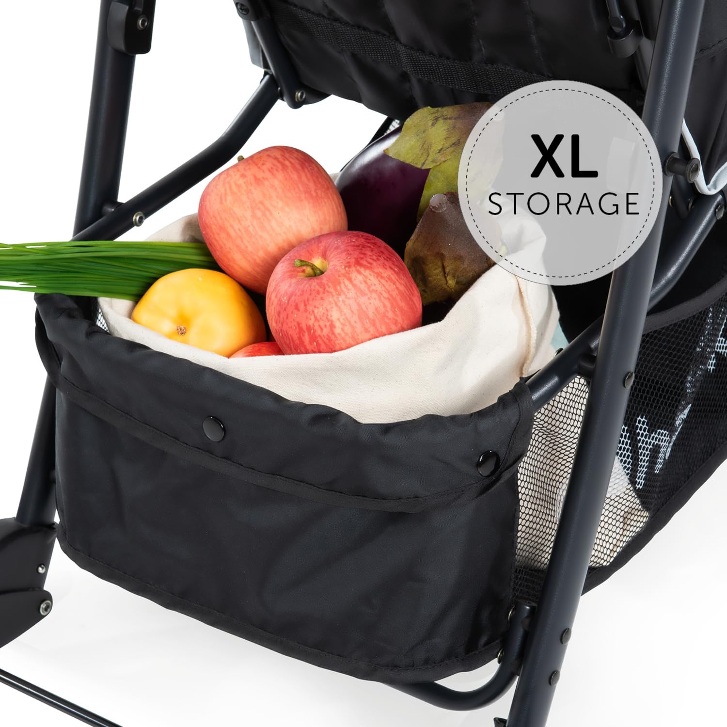 hauck Shopper Neo II Silla de Paseo Ligera - Carrito Bebe Reclinable desde Nacimiento hasta 22 kg - Carro Compacto y Plegable - Ruedas Giratorias Antipinchazos - Portavasos - Gris