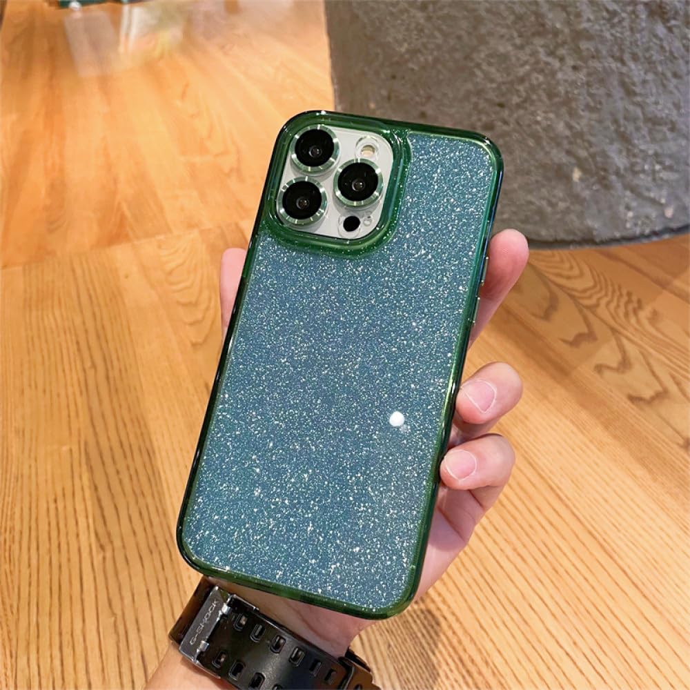 Couvercle de protection en verre d'objectif vert pour iPhone 12 - 8