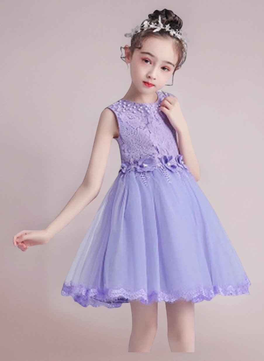 Amazon | [TYQQU] ドレス 子供 発表会 シックビジュードレス刺繍パール