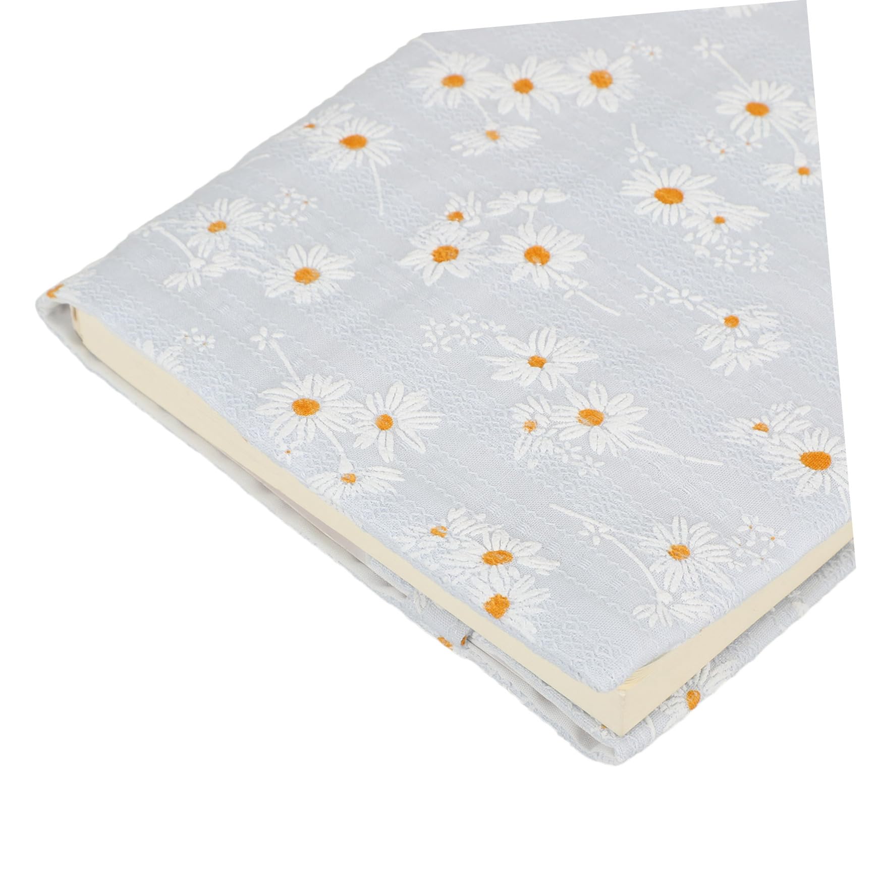 DOITOOL 4 Pezzi Copertina Libro Lavabile Protettiva per Quaderni e Libri Design con Margherita Protezione Resistente e Riutilizzabile per Libri Brossura e Scolastici Accessorio Decorativo