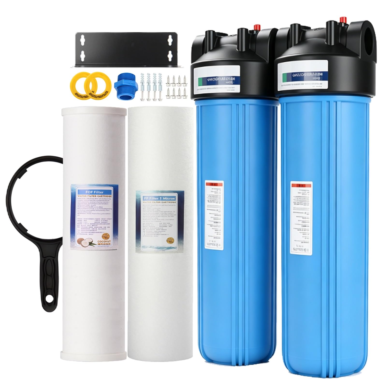 Système filtration d'eau domestique pour une maison saine et sans calcaire