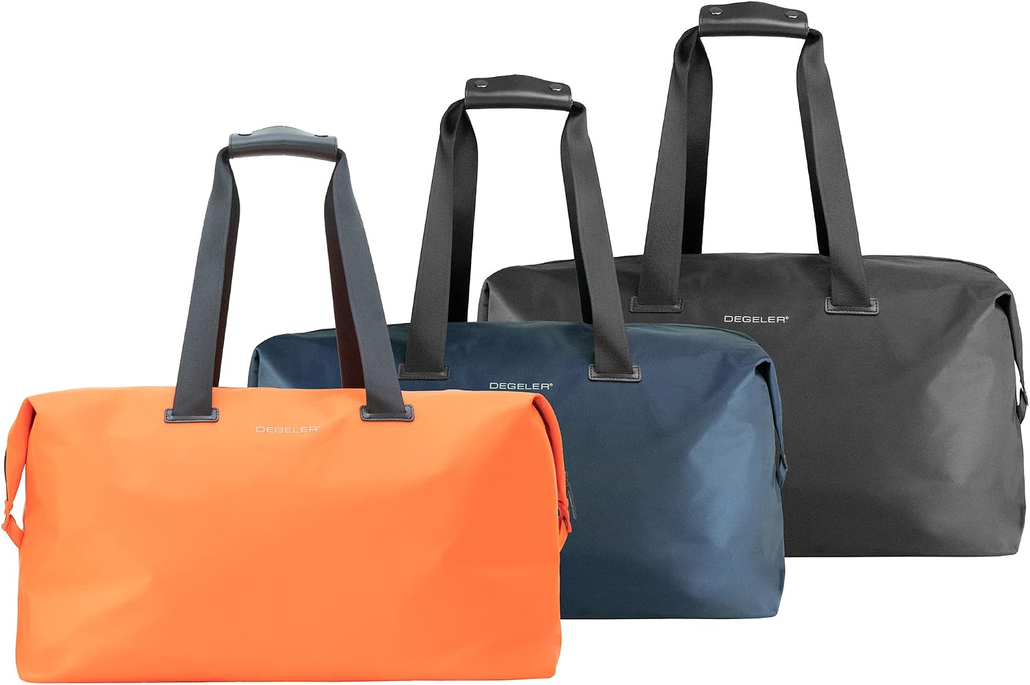 Weekender Bag – Elegant & light travel bag for carry-on luggage, Travel Duffle Bag large – Overnight bag for women & men, Black