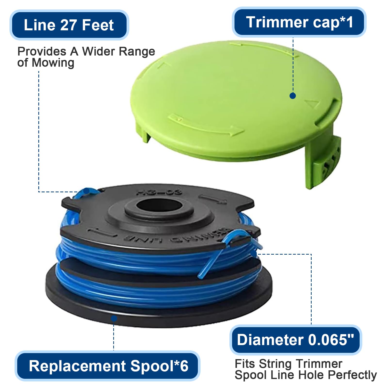 Automatic Winding Trimmer Line Weed Eater Dual Line String Trimmer ...