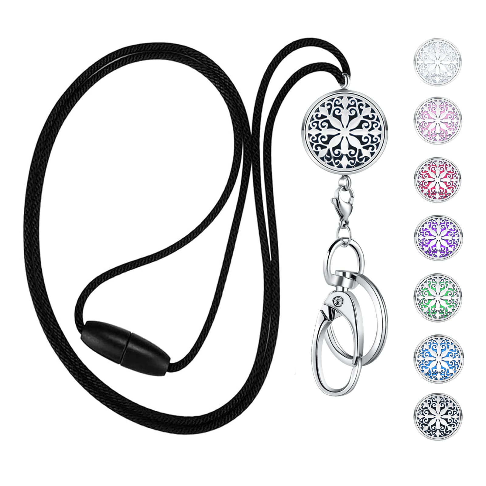 USANGERS Breakaway Lanyards for ID Badges, Teacher Lanyard, Breakaway Lanyard ID Badge Holder Keychain Neck Cord for Keys, Cruise, Nurse, Women, Work,