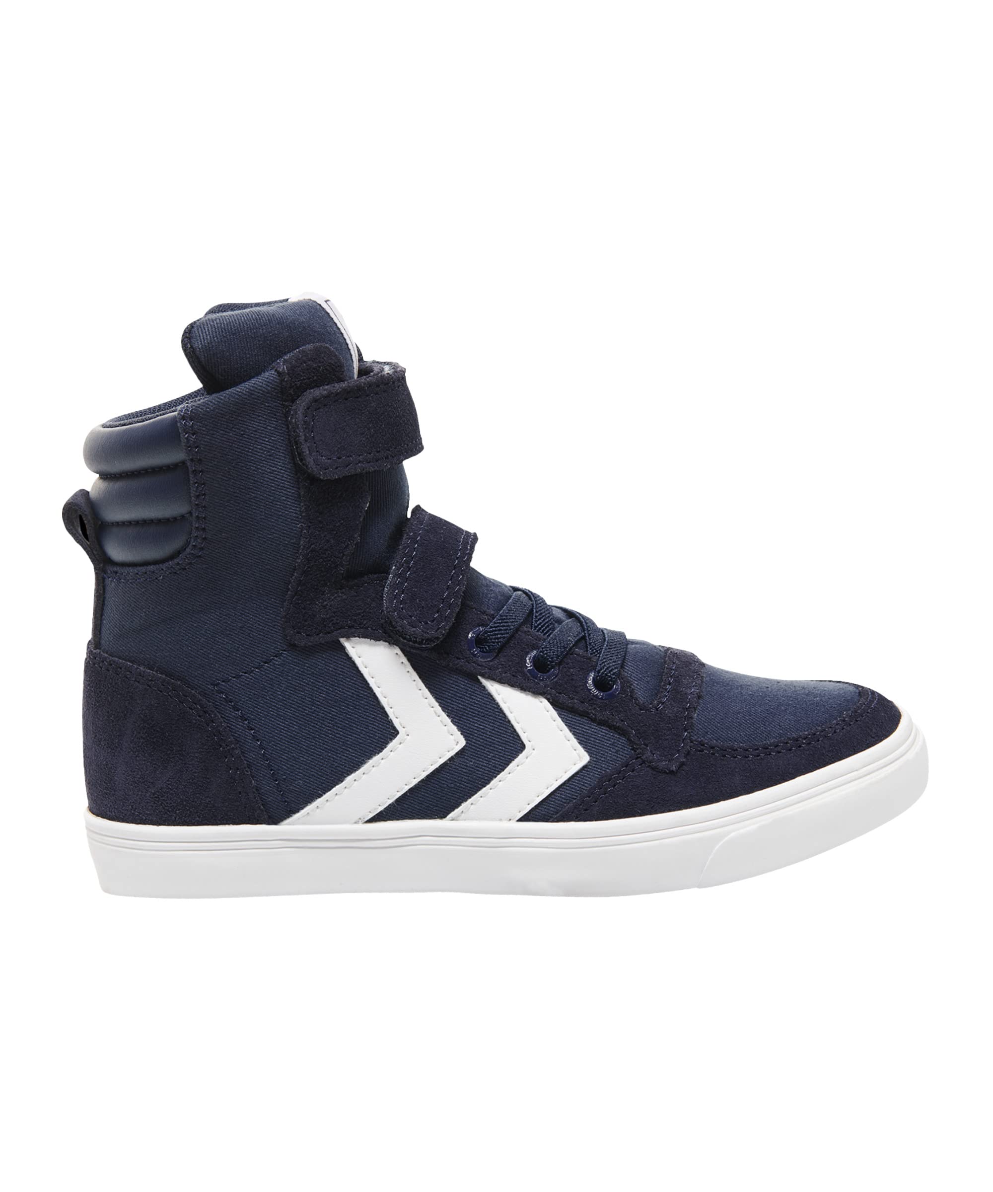 Hummel Unisex Kid's Slimmer Stadil High Jr Hi-Top Trainers, Blue (Dress Blue 7459), 9 UK