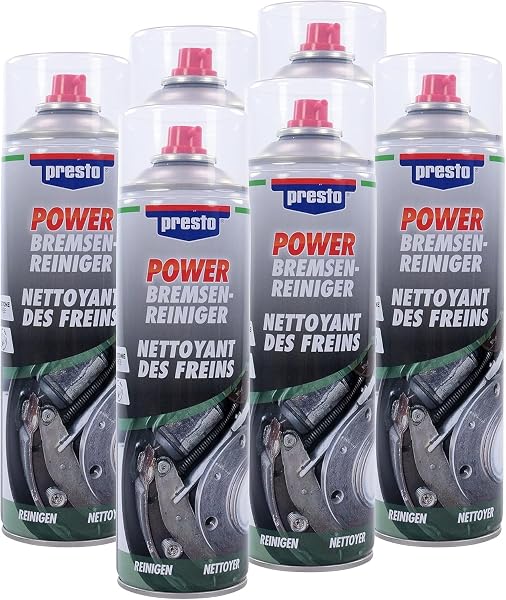 presto 531583 Sixpack Nettoyant pour freins POWER 500 ml - 1