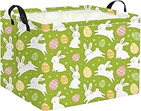 Vista 15 de HIYAGON - Cesta de Animales del Bosque Rectangular, Cesta de Almacenamiento para Bebé, Caja Organizadora de Almacenamiento, Caja de Decoración