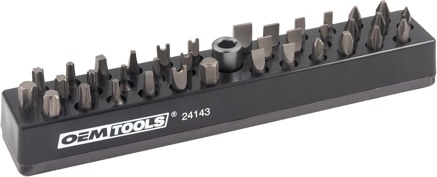 36 Piece Magnetic Bits Holder- Black