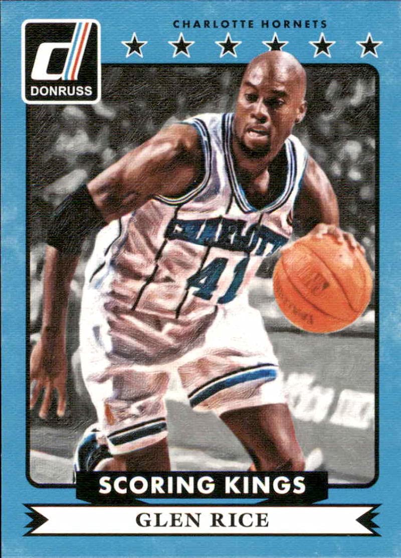 Basketball NBA 2014-15 Donruss Scoring Kings #44 Glen Rice #44 NM Near Mint Hornets