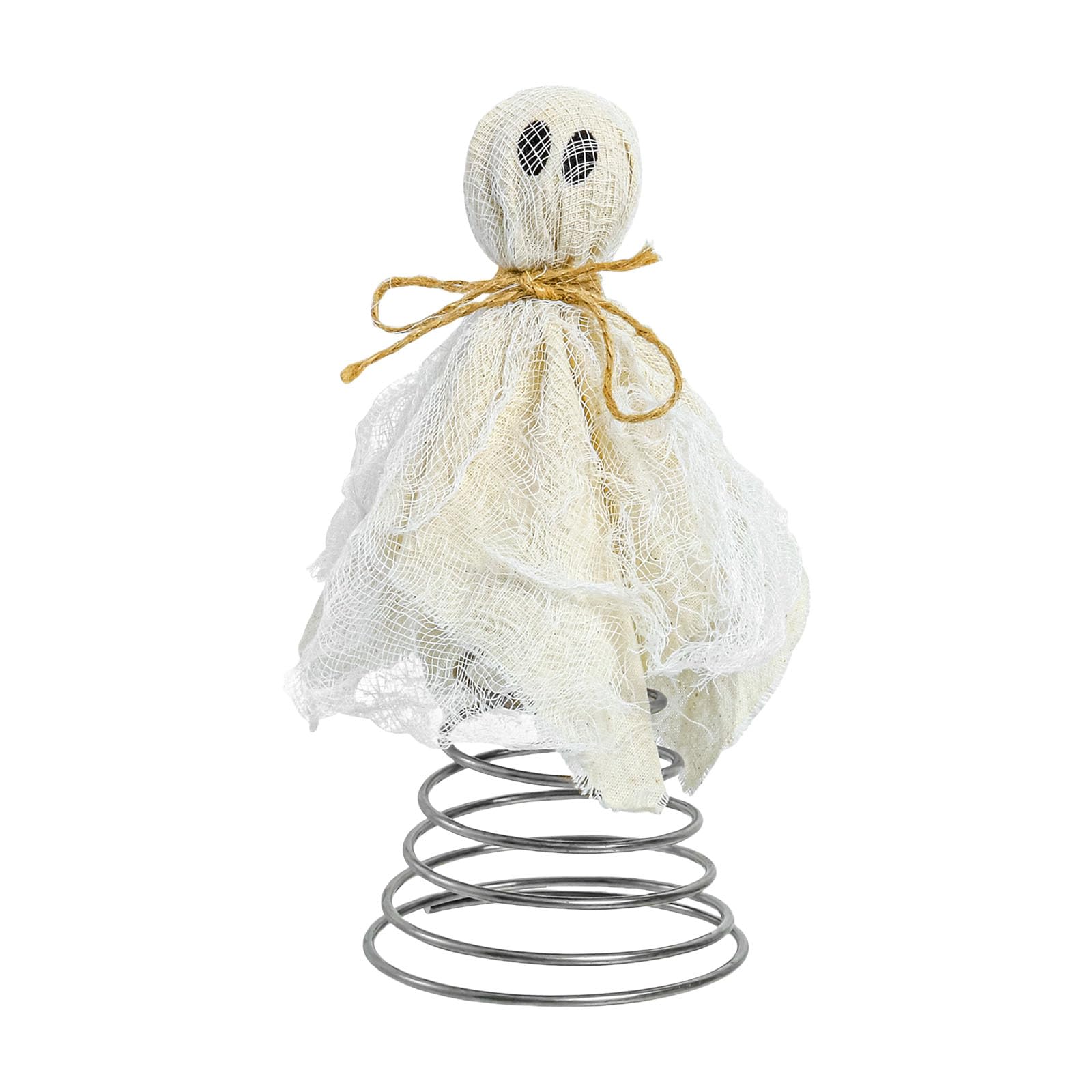 Halloween Ghostly Miniature Tree Toppers Decoration Table Ornament Christmas Treetop Figurine Home Party Decors Supplies Halloween Ghostly Figurine Tree Toppers